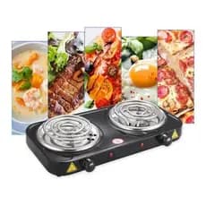 Fogão Cooktop Elétrica Fogareiro 2000w 2 Bocas 110v Portátil