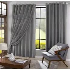 Cortina Blackout PVC Com Tecido voil Liso Sala e Janela 3,00  De Largura × 2,60 ALTURA PROMOÇÃO