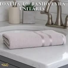 Toalha de banho Lyra - 100% Algodão - unidade
