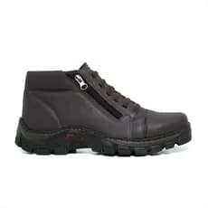 Bota Masculina Coturno Ziper Lateral Palmilha Gel Frontinni Calçados
