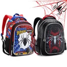 Mochila Infantil Escolar Spider Aranha Dark Reforçada Costas Grande Modelo Novo 2026