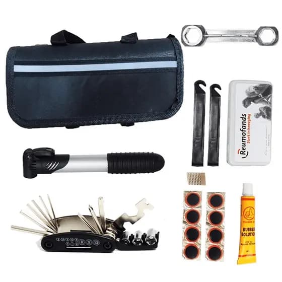 Kit Ferramenta Bike Chaves Bike Remendo Reparo Bolsa Dy8309