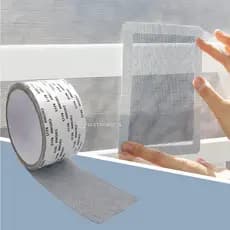 Repare Telas Mosquiteiras com Praticidade Fita de Fibra de Vidro Super Resistente – BOM1349