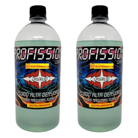 Kit 2 Líquidos Fluído De Maquina De Fumaça Aroma Chiclete Alto Padrão De Qualidade Mais Tempo No AR LASERLEDCHIC