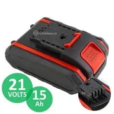 Alta Densidade Energética Bateria 21v Use por Mais Tempo com Menos Peso BATLUATEK21V15A
