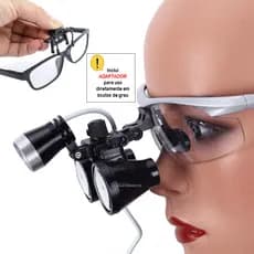 Óculos Lupa com Fotóforo LED Bivolt para Uso Profissional – 36350