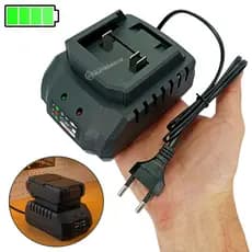 Carregador para Baterias de Chave de Impacto e Parafusadeira Padrão Makita  18V 21V 48V e 96V LE0182