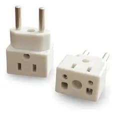 Adaptador Tomada 10A/20A Porcelana Alta Resistência Não Derrete