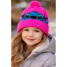 touca gorro infantil do Stich Capivara de Lâ menino menina