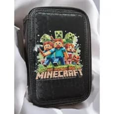 estojo box minicraft 72 canetas 4 ziper