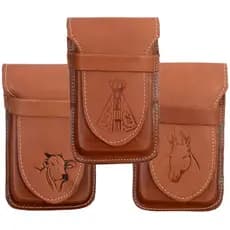 Bainha Capinha De Celular Em Couro Legitimo - Vários Modelos