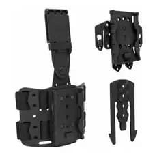 Plataforma De Perna Pró  Preto + Suporte Modular / Bélica