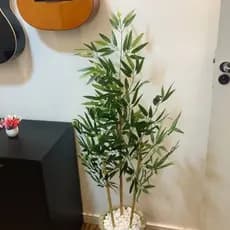 Bambu Artificial Vaso Decorativo Para Plantas Decoração De Sala 1 Metro