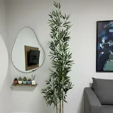 Arranjo Artificial Bambu Da Sorte Galho Natural 110cm a 200cm Sem Vaso Decoração