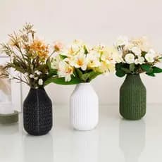 Vaso Decorativo Trissé Premium - Design 3D Moderno para Decoração de Mesa, Sala e Escritório