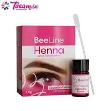 Henna Sobrancelhas Bee Line 1,5g Alta Fixação Profissional