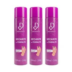 KIT Spray Secante Esmalte Diamanty 400ml (3 unidades)