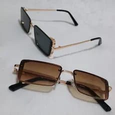 óculos de Sol Masculino e Feminino Moda hexagonal Quadradinho Retro  Com proteção uv 400