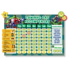Quadro de Tarefas e Incentivo Infantil Variados - Opfy