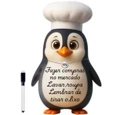 Ímã De Geladeira Pinguim Grande - Lousa Magn.