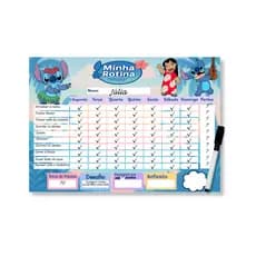 Quadro Do Incentivo Educativo Infantil Tema Stitch - Opfy