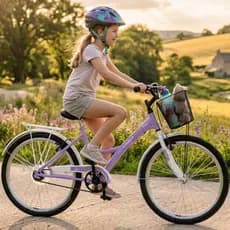 Bicicleta Infantil Bliss Aro 24 Feminina C/ Cestão - Athor