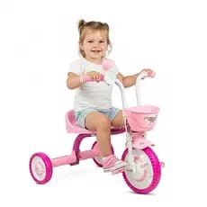 Triciclo Velotrol YOU 3 Menina Girl Rosa/Branco - NATHOR