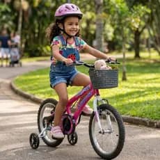 Bicicleta Infantil Feminina Baby Girl Aro 16 Athor Rodinhas