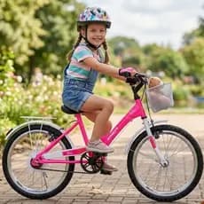 Bicicleta Infantil Bliss Aro 20 Feminina C/ Cestão - Athor