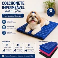 Colchonete Impermeável para Pet P, M e G