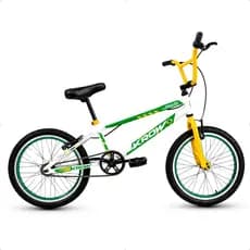 Bicicleta Aro 20 BMX Cross Infantil Freio V-Brake Aro Aero Versão Brasil Krow Bikes