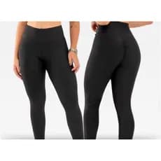 Calça legging feminina com bolso atrás,zero transparência,cós alto,