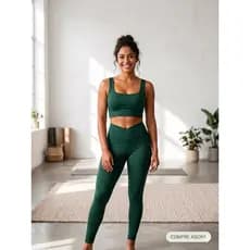 conjunto de academia,conjunto para malhar,conjunto zero transparência ,conjunto feminino para treinos,com bolso atrás .
