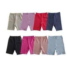 Kit 3 Bermuda Ciclista Verão Infantil de Menina 1 ao 10 Anos