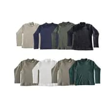 Kit 3 Peças Blusa Gola Alta Canelada Cacharrel Infantil MENINO Tamanho 1 ao 16 Anos