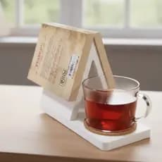 Suporte de Leitura Criativo com Porta Copos Organizador de Livros Aberto Descanso Mesa Premium