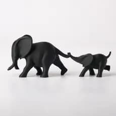 Estátua Elefante da Sorte Luxo Decorativo Escultura Feng Shui Prosperidade Centro de Mesa