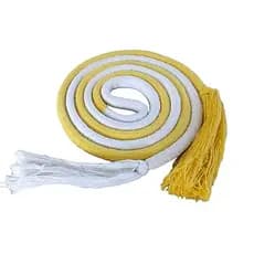 Corda bi color branca tingida 100% algodão