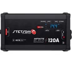 Fonte 120A Stetsom Bivolt 12V Som Automotivo Carregador Bateria Alta Corrente Potente