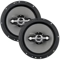 Par Alto-Falantes 6 Pol 140W Som Automotivo Porta Forte Potente Quadriaxial 4 Ohms Leson