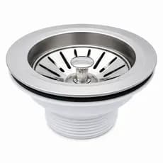 Válvula Americana Escoamento 3.1/2 Pia Cuba Cozinha Aço Inox Previne Entupimentos Mau Cheiro
