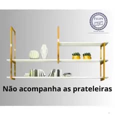 Kit Trio Suportes Estilo Industrial em Metalon (somente os suportes) ENVIO EM ATE 48 HORAS APOS A COMPRA
