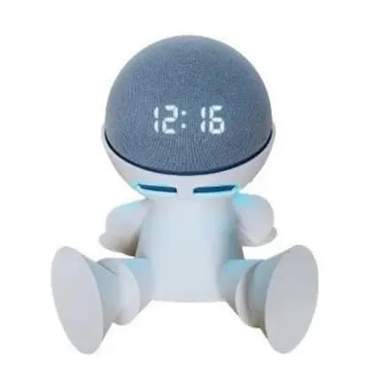 Suporte Mesa Robô Traje Espacial Compatível Alexa echo Dot 4º Geração