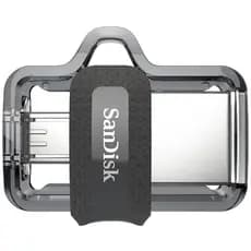 SanDisk USB Ultra Dual M3.0 USB3.0 OTG Unidade Flash (SDDD3) 32GB 64GB 128GB 256GB