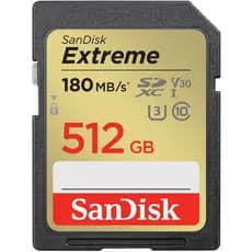 Sandisk SD Extremo 180MB/s Leia Cartão De Memória Flash 512GB
