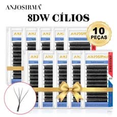 10 peças ANJOSIRMA 8D W Extensão De Cílios Atacado