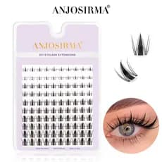 ANJOSIRMA Fairy Lash Clusters 8-16mm Manga Cílios D Curl-WideSpan DIY Extensões De