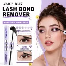 ANJOSIRMA Lash Bond E Removedor DlY Cola De Cílios Super Stick Hold 48-72 Horas À Prova D'água