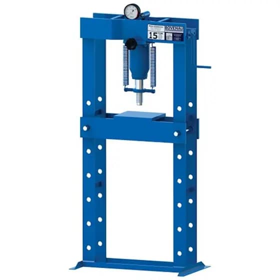 Prensa Hidráulica 15ST 15 Toneladas Azul Altura Total 70,5cm - Bovenau