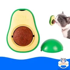 Abacate De Brinquedo Interativo Para Gatos Com Catnip Erva Gato Natural Avocado Lambe Lambe